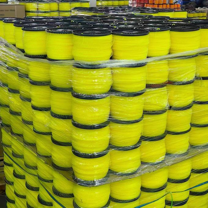 Ultra Dönüştürülmüş İp Kesicisi Hatı Fırça Kesicisi için Nylon Çim Kesicisi Hatı 0.095 Inch 4