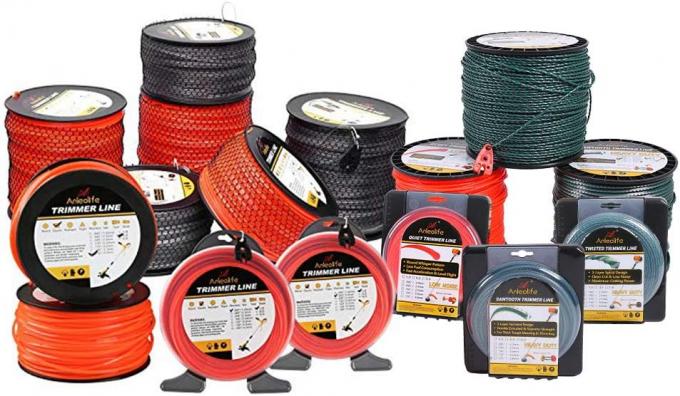 0.080" Kare Nylon İpler Kesicisi Çöp Yemekçi Özel Etiket 6