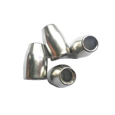 İyi fiyat Tel ip Flaman Göz Çelik Swaging Sleeves S505 Galvanizli Kaplı Bitirme ile çevrimiçi