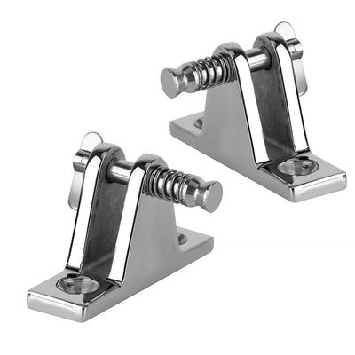 İyi fiyat 316 Paslanmaz Çelik Bimini Top Deck Hinge Denizcilik donanımı, tekne aksesuarları için kapak çevrimiçi
