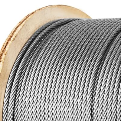 İyi fiyat 7x19 316 3mm Blue Strand Marine Fishing Stainless Steel Wire Rope for Hanging Lamp Made çevrimiçi