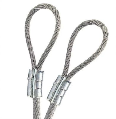 İyi fiyat Non-Alloy Stainless Steel Custom 7x7 7x19 Wire Rope Sling for Industrial Lifting Needs çevrimiçi