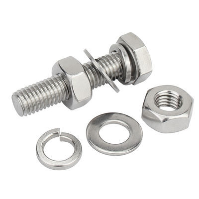 İyi fiyat 316 M6 70mm Alüminyum Bağlayıcılar Sınıf 8 için Tam Dönerli Hex Baş Bolt ve Fındık Seti.8 çevrimiçi