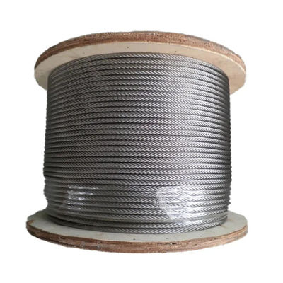 İyi fiyat Tırkımlı demirleme için galvanizli çelik tel ipi 6X19 8mm-26mm çevrimiçi