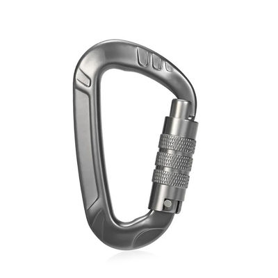 İyi fiyat 12KN Aluminum Camping Carabiner Snap Hook for Climbing OEM Accepted çevrimiçi
