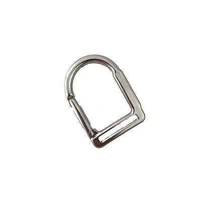İyi fiyat Parlak Beyaz Kilitli Karabiner Çıkış Paslanmaz Çelik Snap Hook çevrimiçi