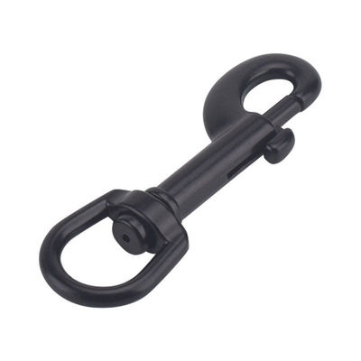 İyi fiyat OEM Kabul Siyah Finish Doğrudan Döner Metal Snap Carabiner Kanca Satın Alınabilir çevrimiçi