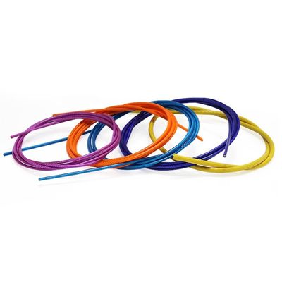 İyi fiyat 1000m/makara Şeffaf PVC Kaplı Paslanmaz Çelik Halat Uzunluğu 1000m/makara 0.50MM 7x7 AISI 201/304/316 çevrimiçi