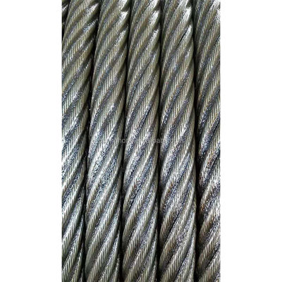 İyi fiyat Nominal Çekme Dayanımı 1670MPa 8xK19S / 8xK26WS / 8xK31WS / 8xK36WS / 8xK41WS Galvanizsiz ve Galvanizli Sıkıştırılmış Çelik Halat çevrimiçi