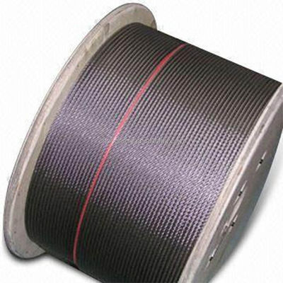 İyi fiyat 12mm Çelik Halat Kablo Telleri 6x19 IWRC Paslanmaz Çelik Halat Teli T/S 1570Mpa Ambalaj 1000 metre Kontrplak Makara Önceden Şekillendirilmiş çevrimiçi