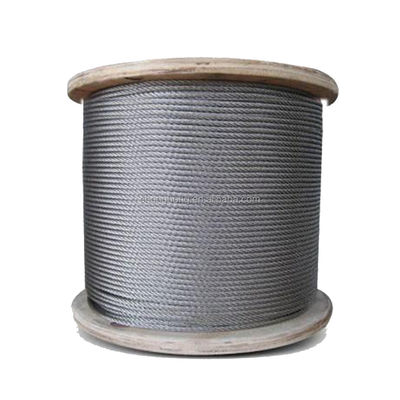 İyi fiyat 6x37 IWR Galvanizli veya Galvanizsiz Çelik Halat, Özel Soğuk Şekillendirme Çeliği Kalitesi paslanmaz çelik için çevrimiçi