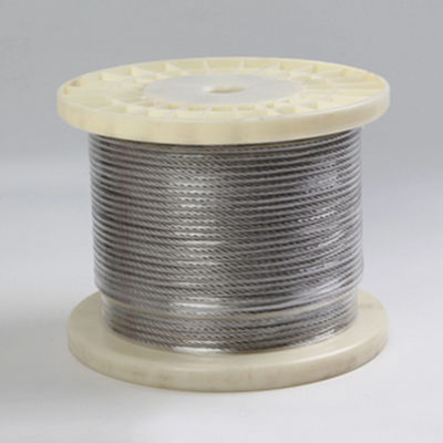 İyi fiyat Özelleştirme 7x7 Inox Kablo Görünmez ızgara Paslanmaz Çelik Kablo Ss316 Çelik Kablo Kablo Teller 1000M Uzunluk çevrimiçi