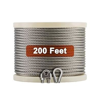 İyi fiyat 304 Paslanmaz Çelik Galvanizli 7X19 6mm Galvanizli Uçak Kablosu Çit Uygulamaları İçin çevrimiçi