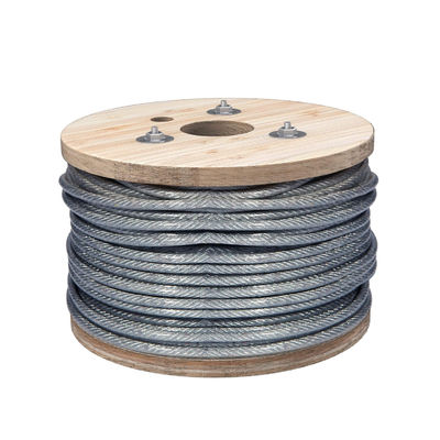 İyi fiyat 10mm 7X19 AISI 304 Paslanmaz Çelik Sıcak DIP Galvanizli Uçak Kablosu ± 1% Tolerançlı Çelik Tel İpi çevrimiçi