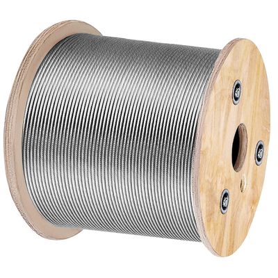 İyi fiyat 1x19 Tip 316 Paslanmaz Çelik Yapı ASTM A 475 Yüksek Mukavemetli Galvanizli 7 Telli 0.33mm Çelik Halat Galvanizli Çelik Kablo çevrimiçi