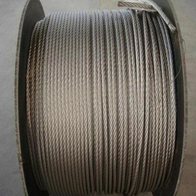 İyi fiyat Inoc Kablo 6x19 FC Çelik Kablo İpleri 6mm 8mm Paslanmaz Çelik Tel İpi Yapı Toleransı ±1% çevrimiçi