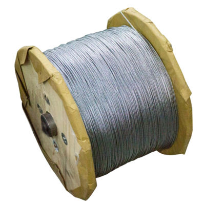 İyi fiyat Sınıf Karbon Çelik Galvanizli Uçak Kablosu MIL-DTL-83420 9.53mm Askeri ve Havacılık için çevrimiçi