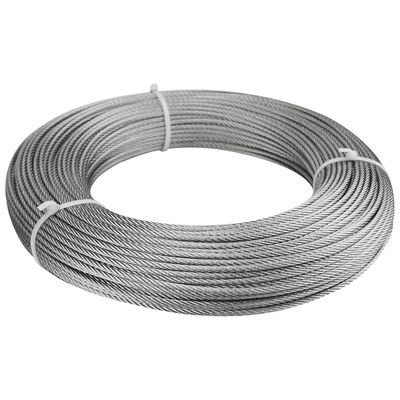 İyi fiyat Inox Kablo SUS 304 SUS 316 7X7 Çelik Kablo İpleri AISI304 AISI316 Paslanmaz Çelik Kablo İpleri Diğer İşleme Hizmetleri İçin çevrimiçi