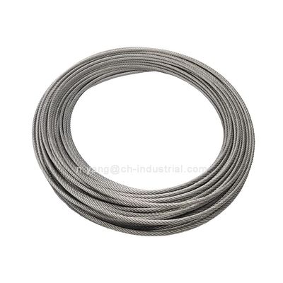 İyi fiyat 120 Fit 1/8 İnç T316 Paslanmaz Çelik Uçak Kablosu 7x7 İplikçik DIY Güverte Korkuluk Kiti İnşaatı İçin çevrimiçi