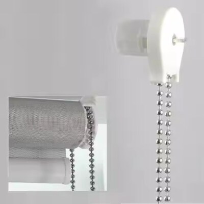 İyi fiyat Toptan Satış Stor Perde Bileşenleri 4.5*6mm Stor Perde Top Zinciri Metal Boncuk Zincir Perdeler için çevrimiçi