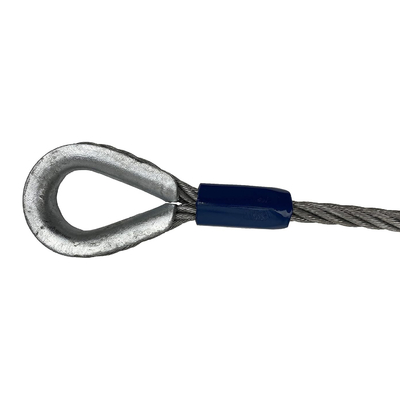 İyi fiyat Factory Price Tower Crane Wire Rope Sling 1770 Galvanized Carbon Steel Iwrc Wire Rope Sling 6*37 Sling çevrimiçi