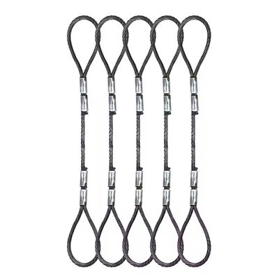İyi fiyat Galvanize Çelik Tel İpi Sling parmak uçları ile çevrimiçi