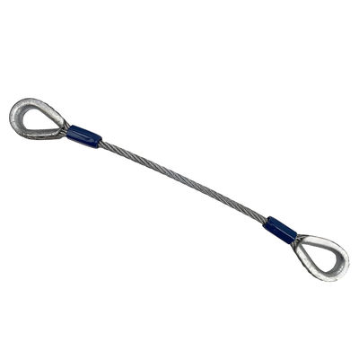 İyi fiyat Galvanizli çelik tel ipi, uç döngüleri ile çevrimiçi