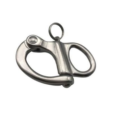 İyi fiyat SS Heavy Duty Fixed Eye Snap Shackle With Secure Locking System çevrimiçi