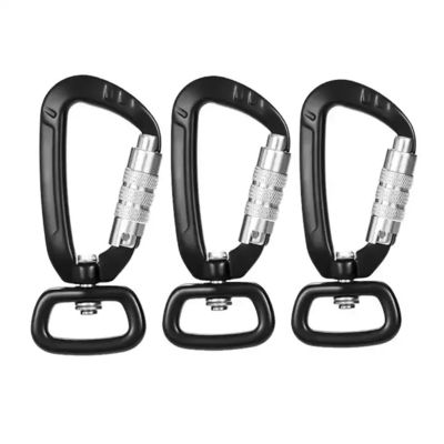 İyi fiyat Polished Finish Heavy Industry 4KN Spring Carabiner Hook for Dog Leash Hiking Camping çevrimiçi