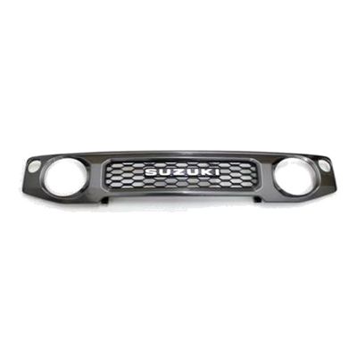 İyi fiyat 2018-2021 SUZUKI Jimny 4x4 Offroad Parts Chrocal Grey Grille Mesh Grill with Letters çevrimiçi