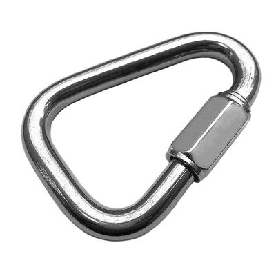 İyi fiyat Çeşitli Uygulamalar için Parlak Paslanmaz Çelik Delta Şekilli Hızlı Bağlantı SS304 SS316 çevrimiçi