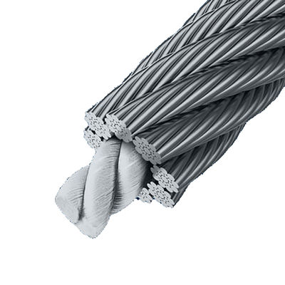 İyi fiyat 6x19S IWR Borma için Galvanizli Paslanmaz Çelik Tel İpi Yükseltme Toleransı ±1% çevrimiçi