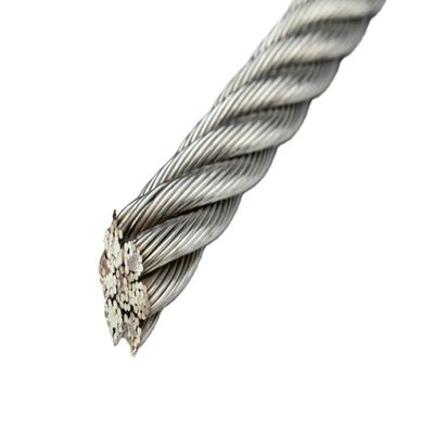 İyi fiyat Parlak Kaplama 7X19 16mm 304 Paslanmaz Çelik Halat, Yapı Malzemesi için 3.1-1090kg/100 çevrimiçi