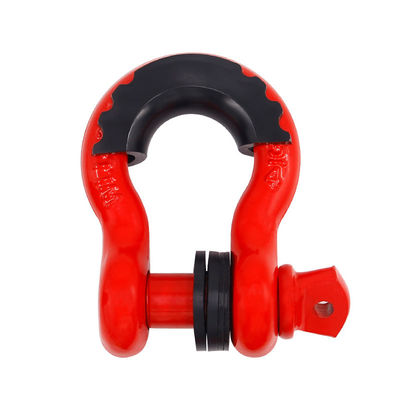 İyi fiyat Galvanized Heavy Duty Tow Hook High Strength Bolt Type Bow Shackle with Screw Pin çevrimiçi
