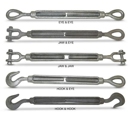 İyi fiyat Corrosion Resistant DIN1480 Grade Stainless Steel Turnbuckle For Different Sizes çevrimiçi