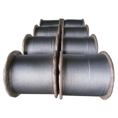 İyi fiyat 15x7 Vinç Halatı Devrilme Önleyici Bükülmez Çelik Halat Galvanizli Çelik Tel Halat Sınıf Çelik çevrimiçi