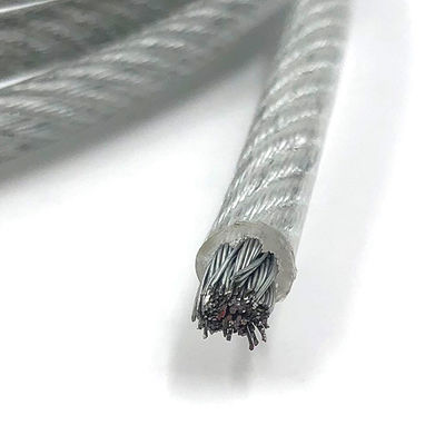 İyi fiyat Çamaşır İpi için 7x7 PVC Kaplı Galvanizli Çelik Halat Özel Soğuk Şekillendirme Çeliği çevrimiçi