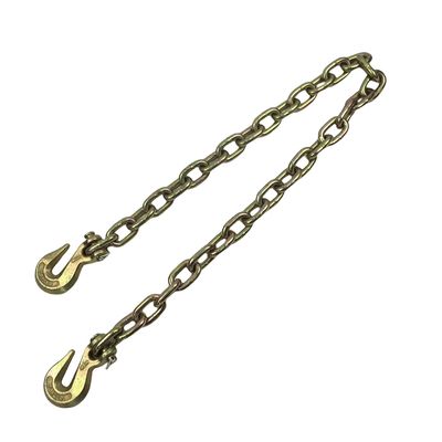 İyi fiyat Galvanized G70 Binder Steel Link Chain Forged Clevis Grab Hooks 20Mn2 Metal Link Chain çevrimiçi