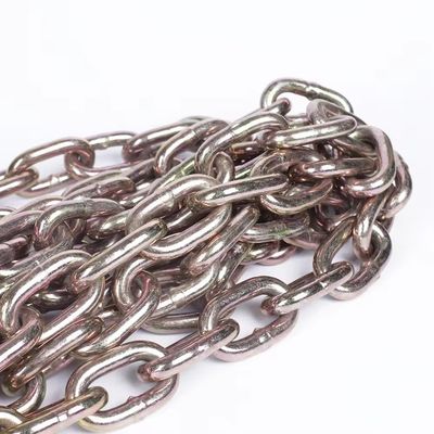 İyi fiyat Standart sınıf 70 Galvanizli nakliye kaynaklı çelik bağlantı zinciri donanımı 2t Çalışma yükü sınırı çevrimiçi