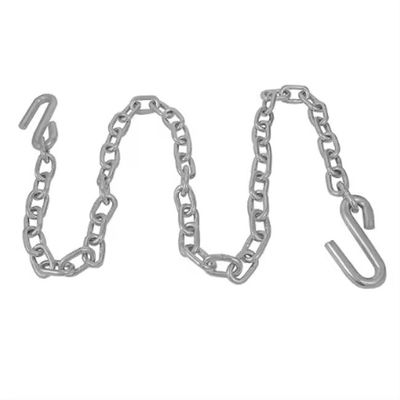 İyi fiyat 20Mn2 Trailer Stainless Steel Safety Chain With 2t Working Loadlimit And 7000lbs Break Length çevrimiçi
