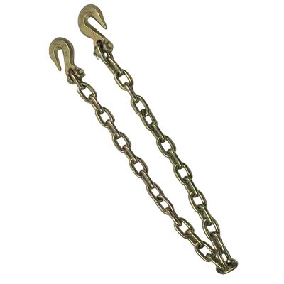 İyi fiyat Blacken Finished G70 Galvanized Link Chain 8mm Diameter For Cargo Control Customized çevrimiçi