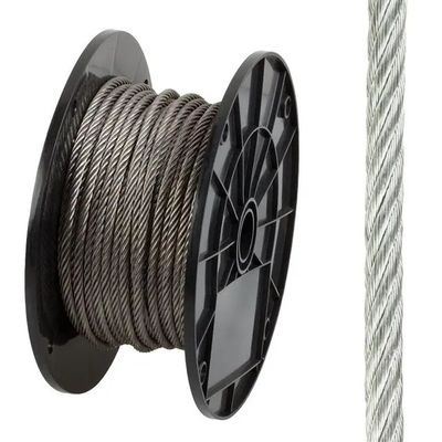Uçak için Galvanizli 7x7 7x19 1x12 Çelik Halat 304 316 316L Paslanmaz Çelik Tel Halat
