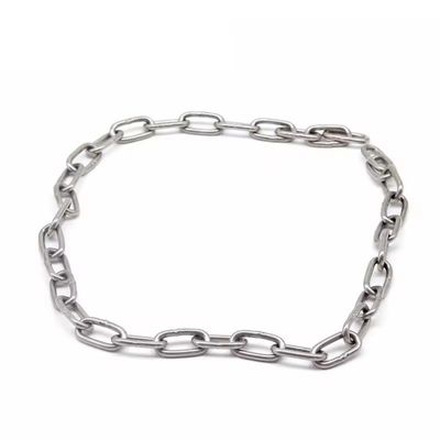 İyi fiyat Blacken Finished Long Link Chain Stainless Steel 316 DIN 763 DIN766 çevrimiçi