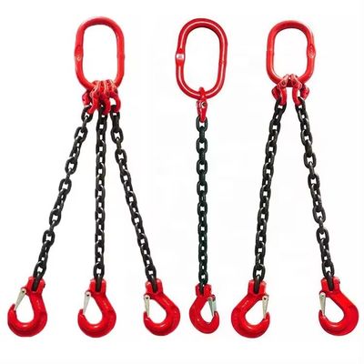 İyi fiyat Black Finish Lifting Chain Sling Hook Crane G80 Manganese Steel Chain Lifting Tool çevrimiçi