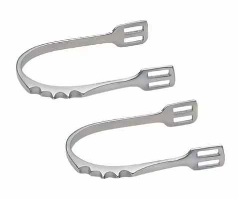 İyi fiyat Parlak Cilalı Paslanmaz Çelik Batı At Binme Mahmuzları, Batı Kombine Koşum Takımı İçin çevrimiçi