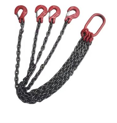 İyi fiyat 2t Working Load Limit G80 Steel Heavy Duty Industrial Lifting Chain with J/C Type Hook çevrimiçi