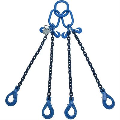 İyi fiyat Standard Blacken Finished Strong G80 Alloy Steel Lifting Chain Sling with Hook çevrimiçi