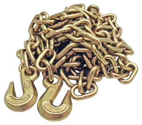İyi fiyat Heavy Load Transportation 8mm Black Zinc Plated G70 Transport Chain with Bent Hook çevrimiçi