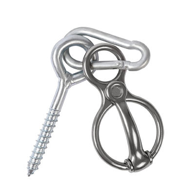 İyi fiyat Stainless Steel Horse Tack Blocker Tie Rings For Harness Safety And Control çevrimiçi