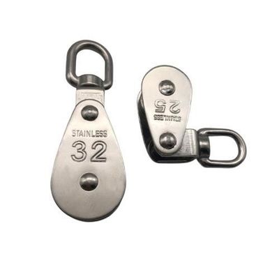 İyi fiyat Ağır Sanayi Uygulamaları için Paslanmaz Çelik Tel Halat Döner Kasnak Makarası Bloğu çevrimiçi